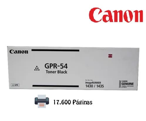 Toner Canon IR 1435, 1435i, 1430 Black GPR-54 Original NEGRO